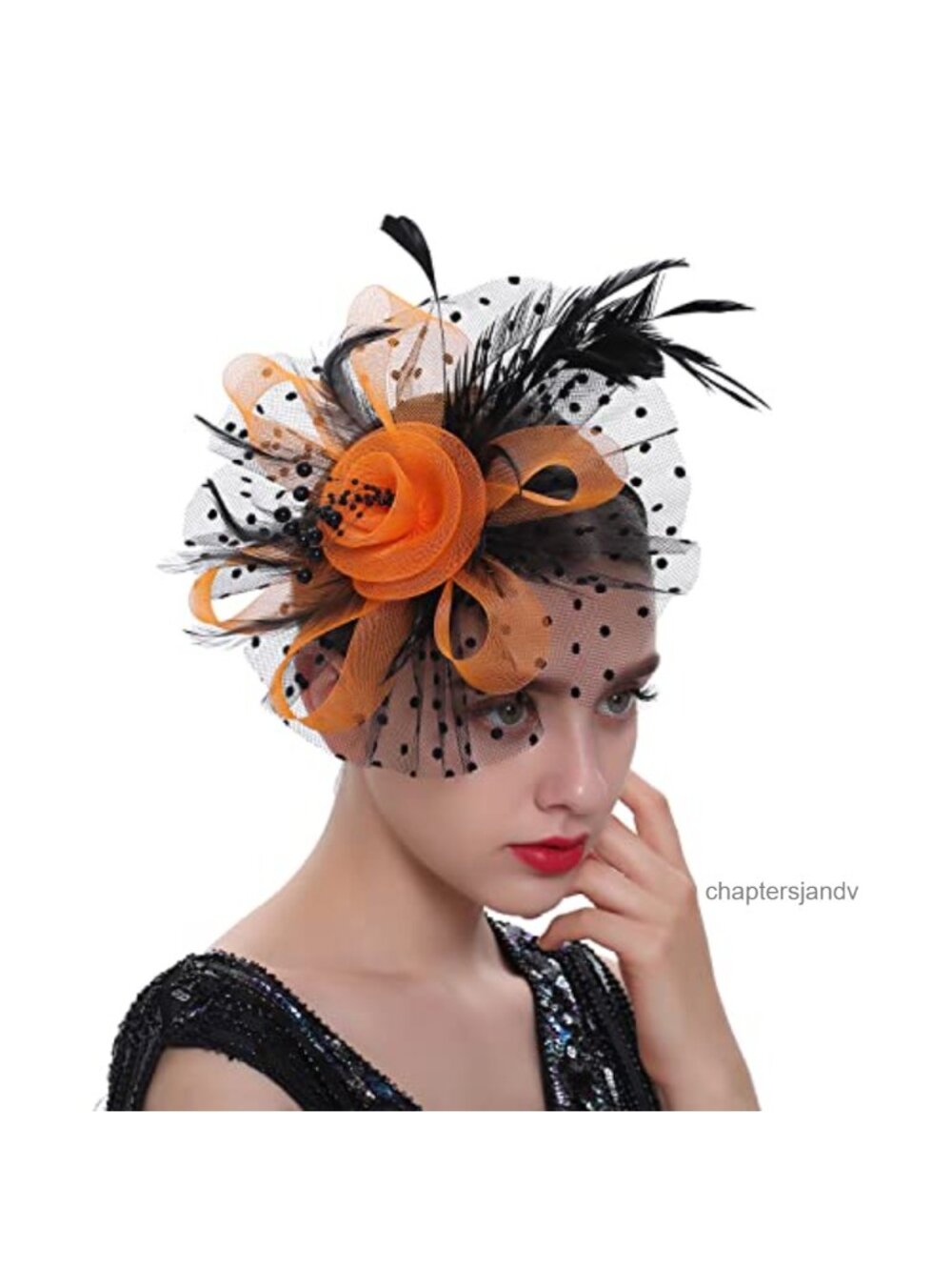 Women's Feather Floral Fascinator Headband Hair Clip Tea Party Hat